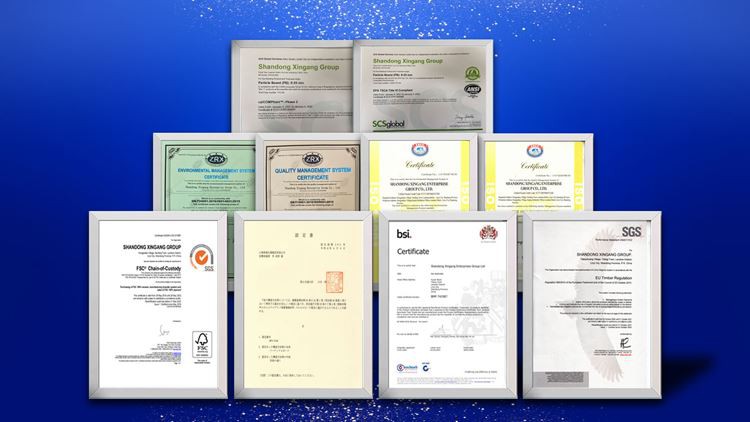 XINGANG CERTIFICATES