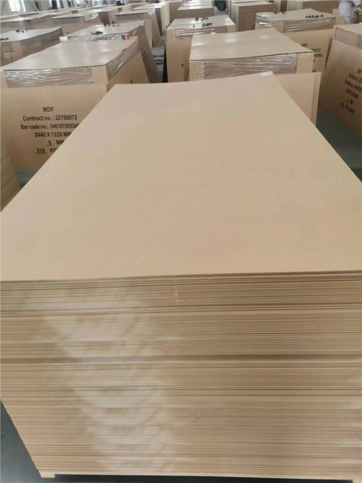 1220*2440 1250*2500 Raw MDF Plain MDF