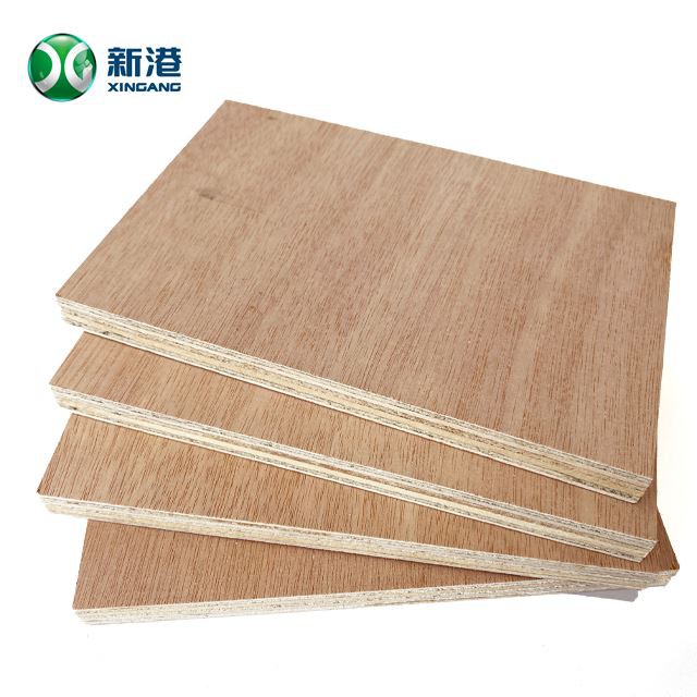 1220*2440*18mm Commercial Plywood Cheap Plywood Furniture Plywood Bintangor Okoume Birch Faced Sheet