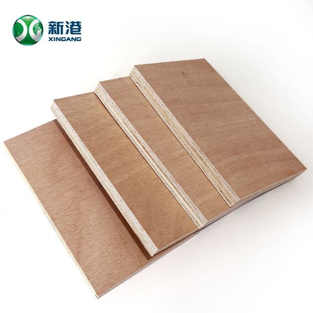 1220*2440*18mm Commercial Plywood Cheap Plywood Furniture Plywood Bintangor Okoume Birch Faced Sheet