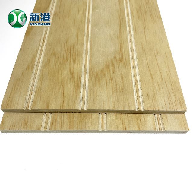 1220*2440*9mm/18mm Slotted Pine Plywood For Decoration2022