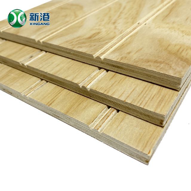 1220*2440*9mm/18mm Slotted Pine Plywood For Decoration2022