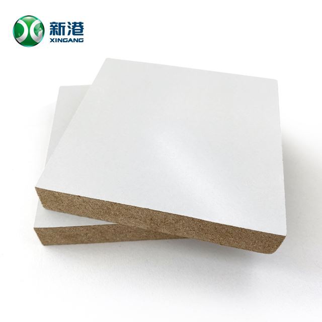 1220 X 2440mm White Laminated 4x8 Melamine MDF Plywood Board For Furniture
