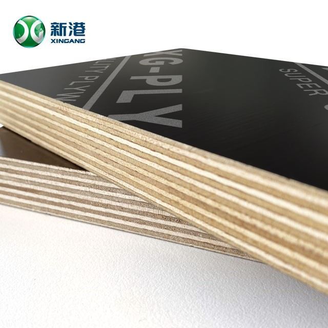 12mm Waterproof Black Film Faced PlyWood in China For Construction