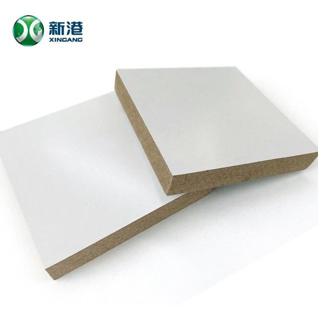 18mm 4x8 MDF With Melamine Film Sheet Melamine Laminated MDF Board For Furniture And Kitchen Cabinet