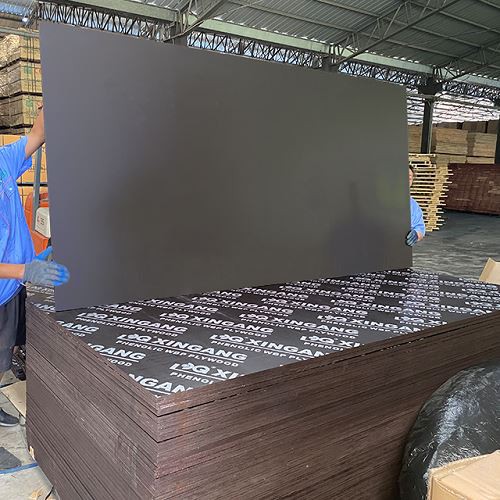 18MM Phenolic Triplay Double Film For Construction Concrete