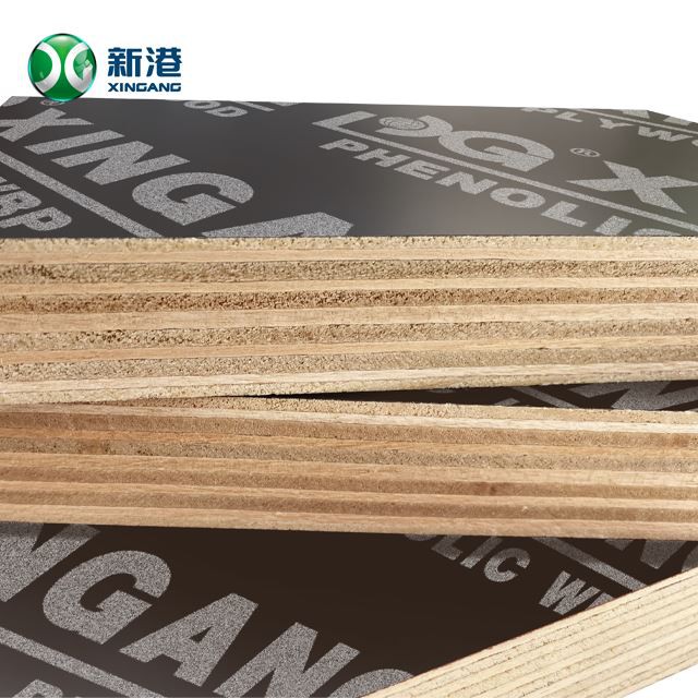 18mm Poplar Core Brown Film Faced Plywood Marine Plywood Used in Construction Building Material