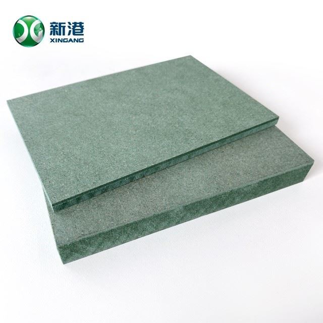 18mm Waterproof Green MDF Board HMR MDF