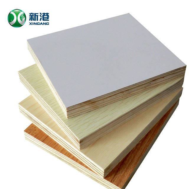 18mmFurniture Plywood Commercial Melamine Paper Plywood