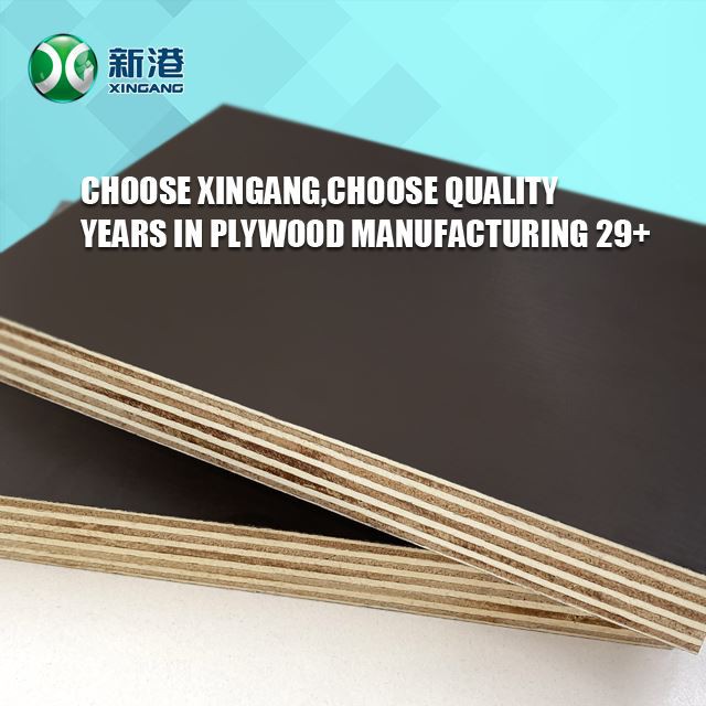 3/4 Plywood 4x8 Construction Wood Black Film Faced Plywood