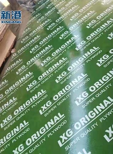 18mm Green Plastic Film Faced Plywood