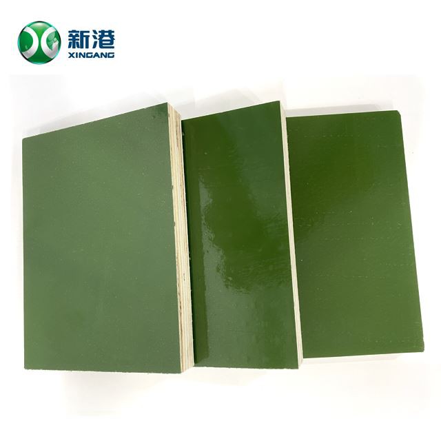 PVC Plywood Green Plastic Film Faced Plywood