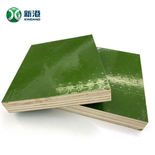 PVC Plywood Green Plastic Film Faced Plywood