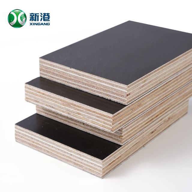 4x8 WBP Melamine 18mm Black Brown Finger Joint Core Recycle Film Faced Plywood For Concrete Formwork