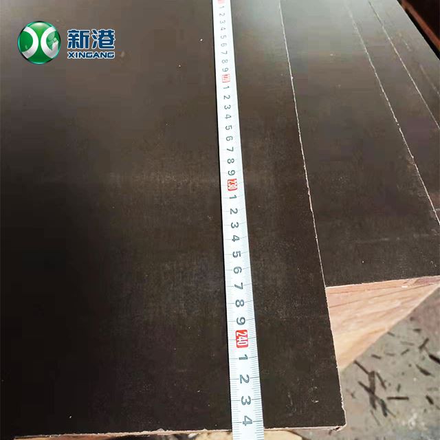 915x1830mm(3x6ft),1220x2440(4x8ft) Custom Size Black Film Faced Plywood Marine Construction Formwork Phenolic Board