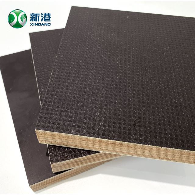 Anti Slip Film Faced Plywood For Container Floor 9mm 18mm Finger Joint
