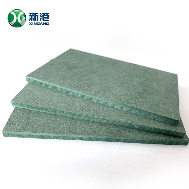 E1 4X8 Wood Mdf Waterproof Moisture Proof Green Mdf Board 18mm For Kitchen Cabinet