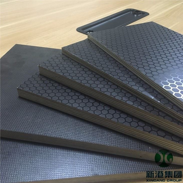 High Grade Anti Slip Wiremesh Film Faced Plywood Flooring/ Truck Floor Plywood Dance Stage