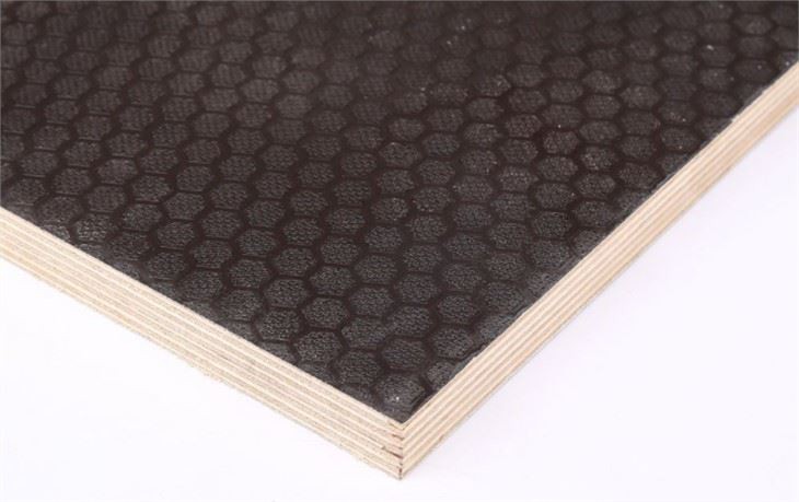 High Grade Anti Slip Wiremesh Film Faced Plywood Flooring/ Truck Floor Plywood Dance Stage