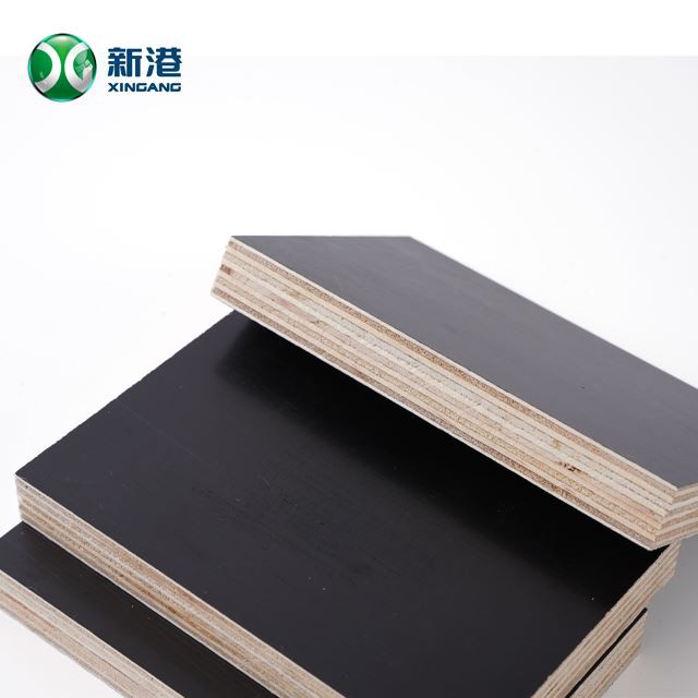 High Quality 9mm12mm 15mm 18mm Black Concrete Formwork Film Faced Plywood With Competitive Price
