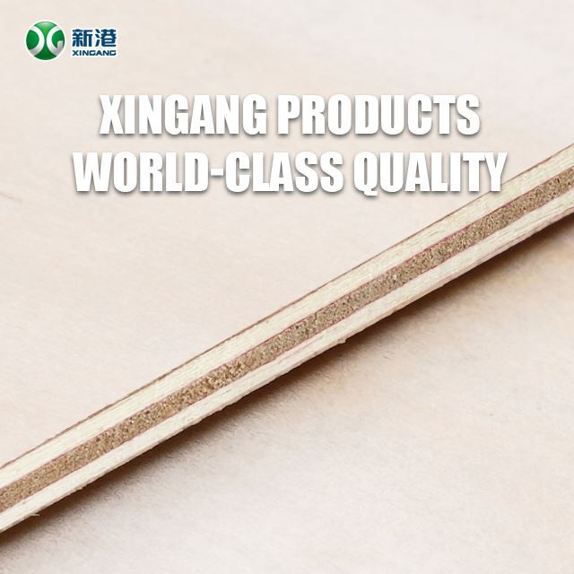 Hot Press Plywood 1200mmx2400mm Poplar Plywood Commercial Plywood Sheet