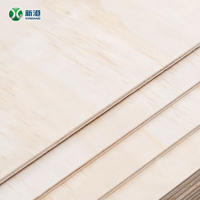 Hot Press Plywood 1200mmx2400mm Poplar Plywood Commercial Plywood Sheet