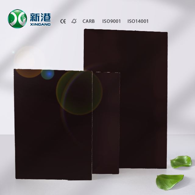 Hot Sale 18mm Black Film Faced Plywood Formwork Construction Plywood