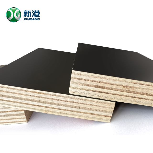 Hot Sales 18mm Poplar Core Shuttering Film Faced Plywood Water Proof Good Quality Cheap Plywood For Building Use