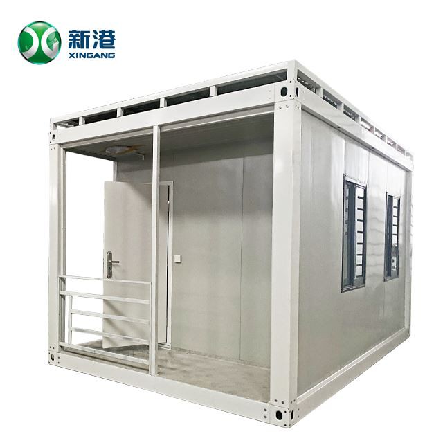Light Steel 20ft Flat Pack Container House Prefab Container Camping Homes Detachable Container House