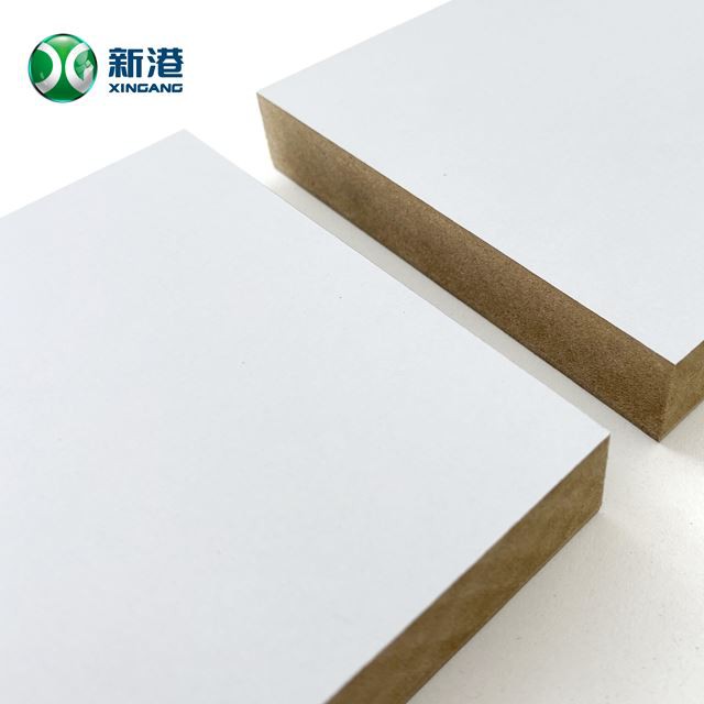 Manufacturer Fibreboard Mdf High Quality Cheap MDF 18mm MDF Of White Melamine Fibreboards