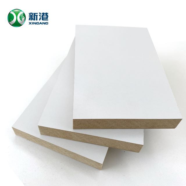 Manufacturer Fibreboard Mdf High Quality Cheap MDF 18mm MDF Of White Melamine Fibreboards