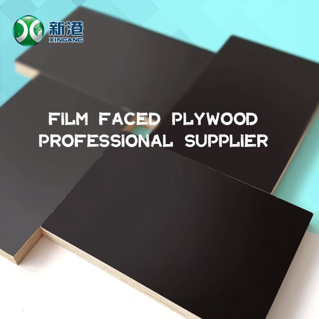 Marine Plywood 18mm Black Film Faced Plywood Waterproof Plywood