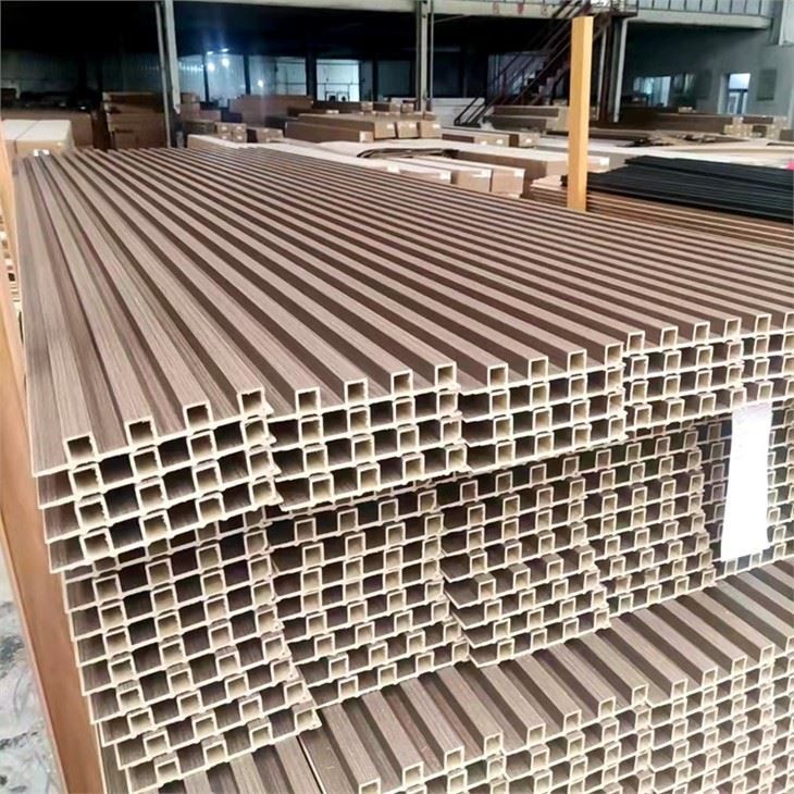 Morden Eco-Wood Wpc Wood Pvc Panels Cladding TV Background Wall