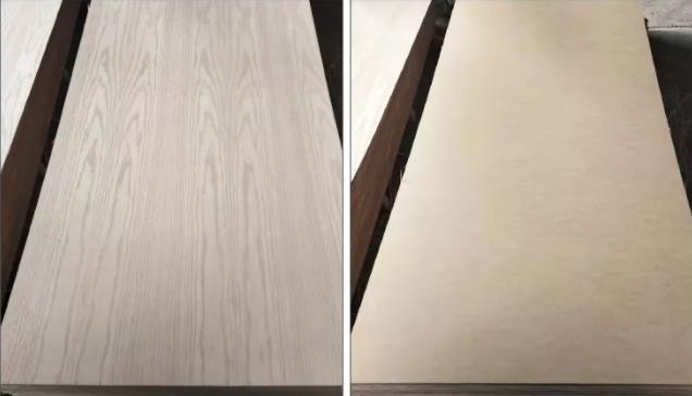 Nature Red Oak Wood Veneer Mdf Manufacturer