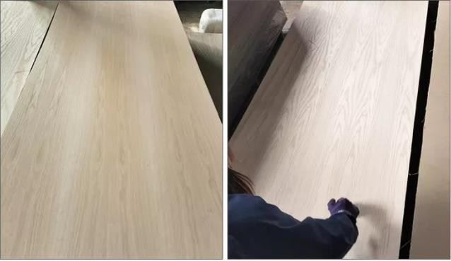 Nature Red Oak Wood Veneer Mdf Manufacturer