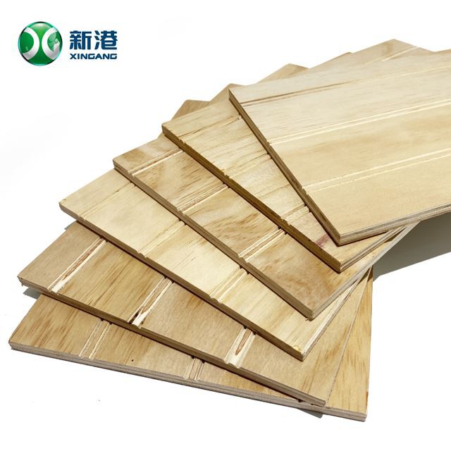 Pine Face Tongue&Groove Waterproof Plywood Commerical Plywood Timber