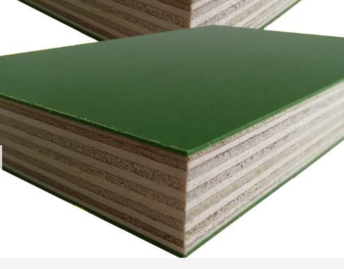 Plastic Film Faced Plywood Green Color