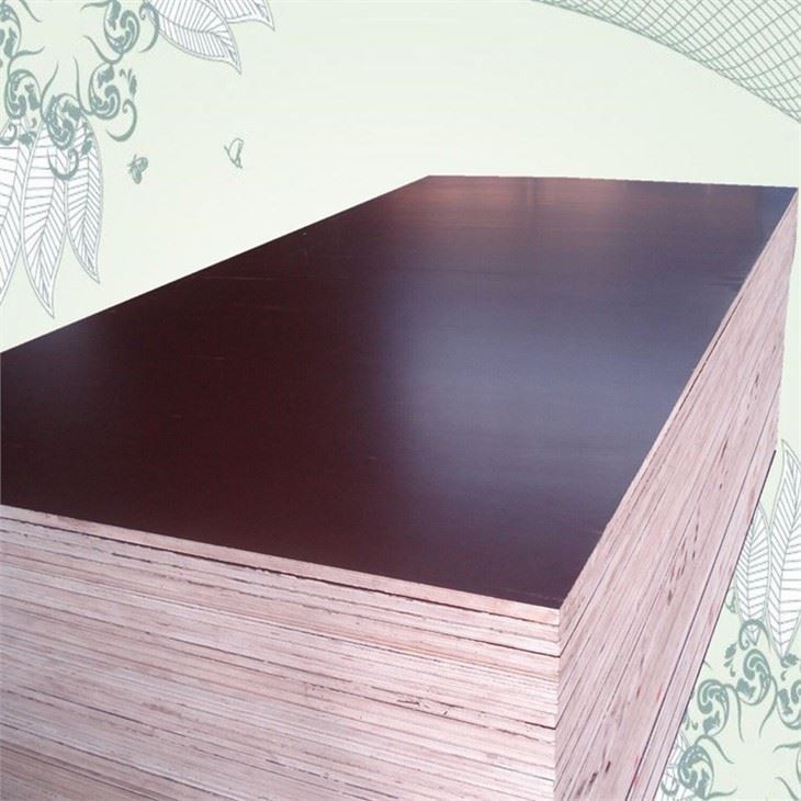 Poplar Brown Film Faced Plywood 15mm 18mm Finger Joint Core 3 Times Usage