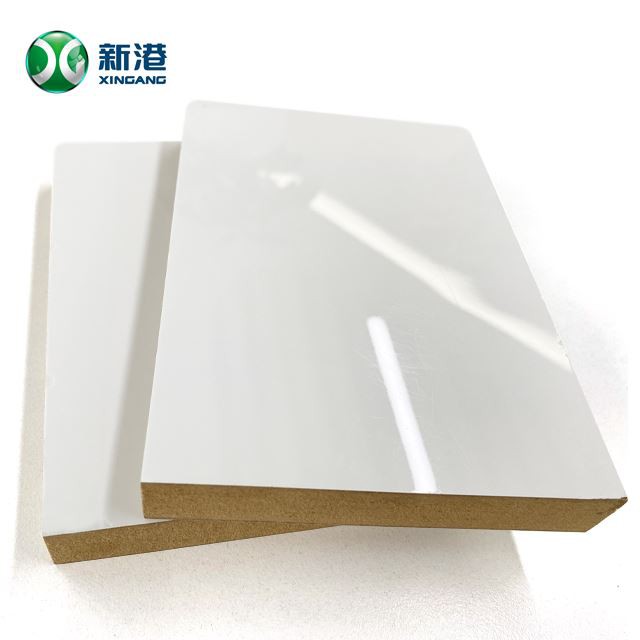 White Melamine MDF Two Side Melamine Laminated Mdf Board 3mm 6mm 9mm 12mm 16mm 18mm