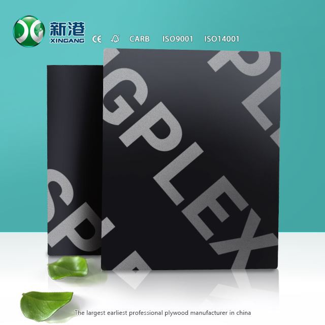Xingang Best Sale 12mm 15mm 18mm Brown/black Film Faced Plywood Sheet For Construction