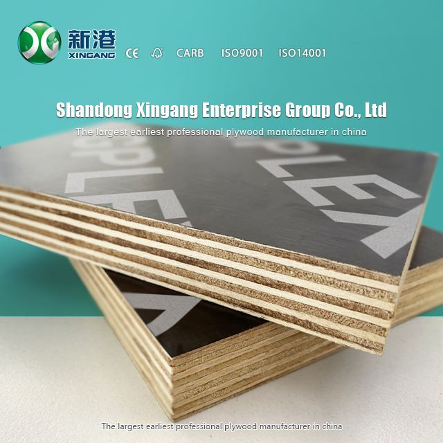 Xingang Hotsale Shuttering Film Faced Plywood WBP Glue Main Poplar Marterials Best Price