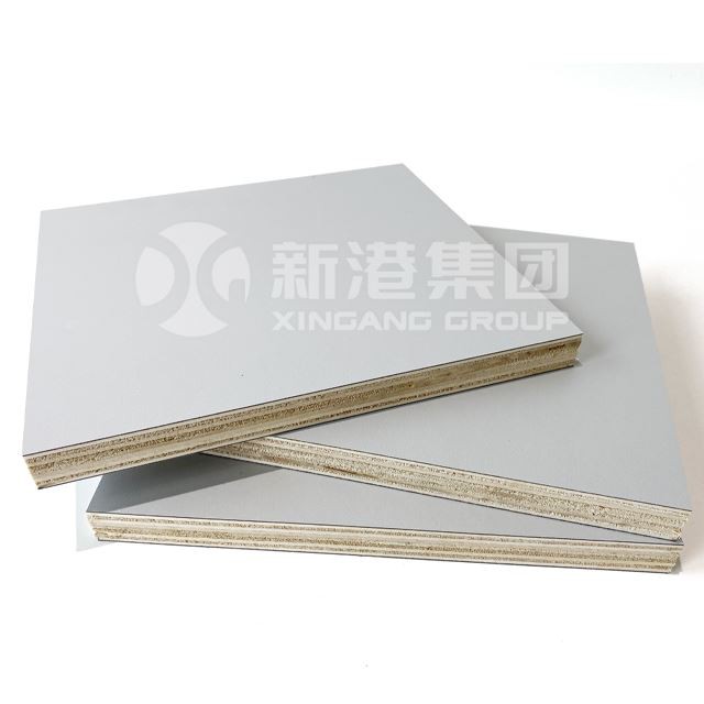 Xingang White Melamine Faced Plywood / Coloured Melamine Plywood