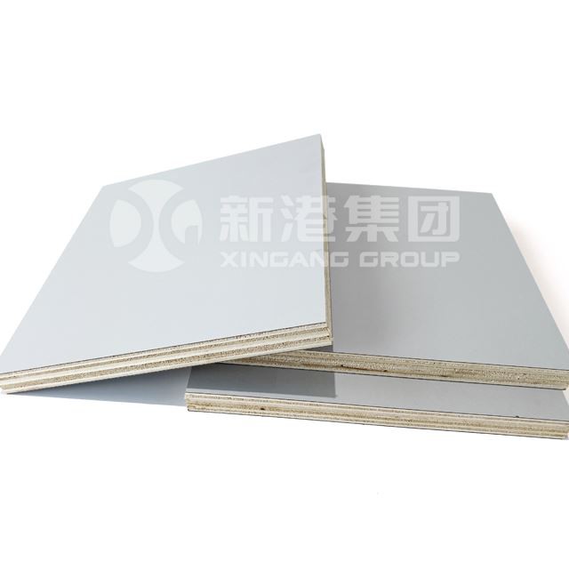 Xingang White Melamine Faced Plywood / Coloured Melamine Plywood