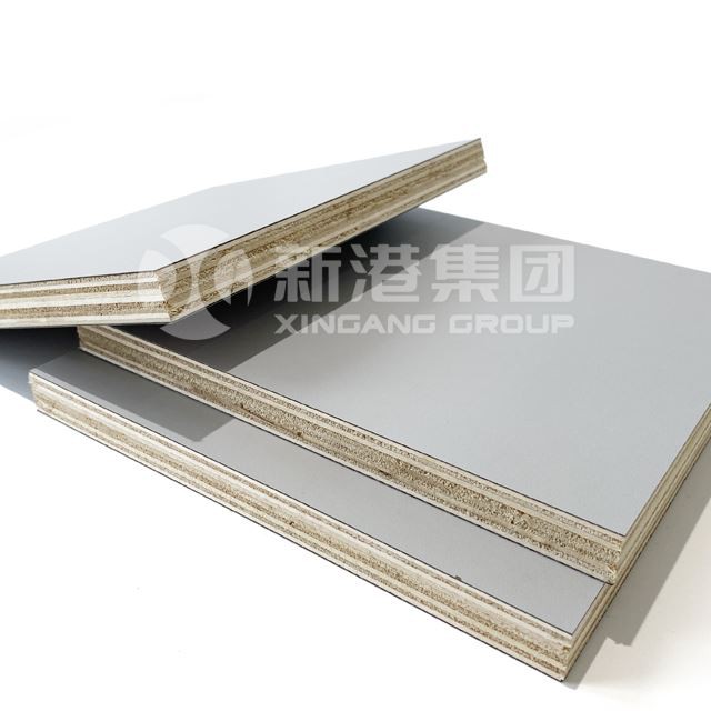 Xingang White Melamine Faced Plywood / Coloured Melamine Plywood