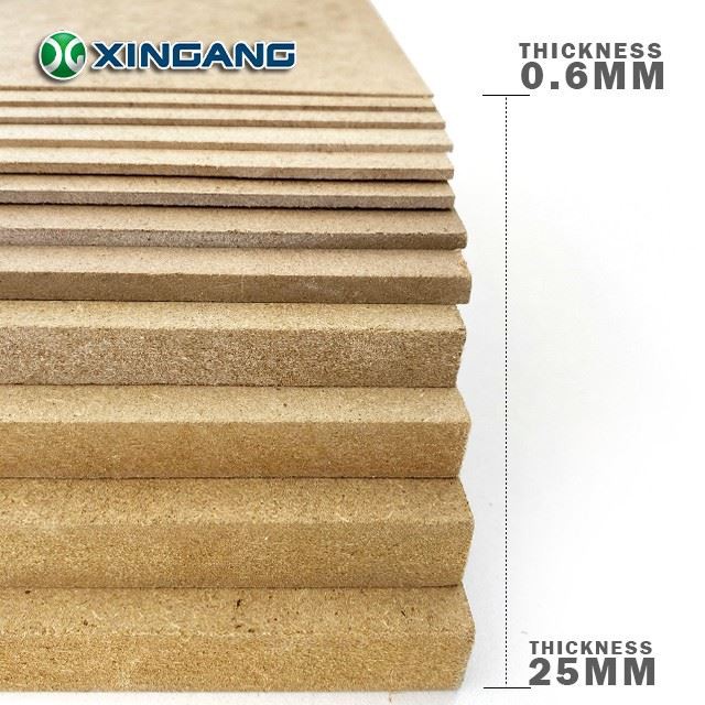 1220x2440mm Laminated Plain Mdf Board Medium Density Fiberboard Mdf Sheet