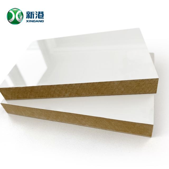 12mm 15mm 18mm Titanium White Laminated Melamine Mdf Board