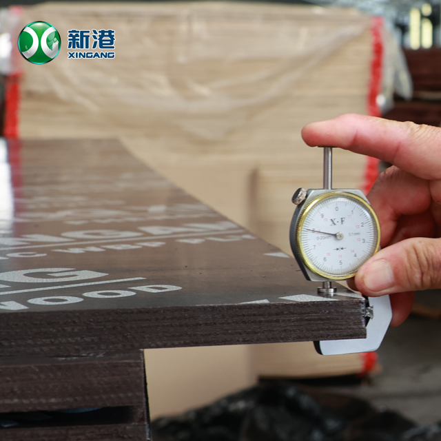 17mm 18mm Black Brown Poplar Core Construction Concrete Formwork Shuttering Plywood