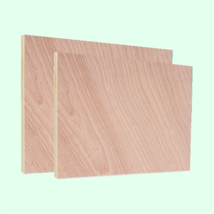 18mm Real Veneer Faced Commercial Plywood For Furniture Board