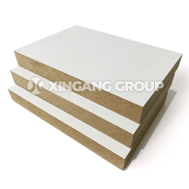 9-22mm Melamine Laminated Mdf Board With E1glue For Furniture Usage From Linyi Factory