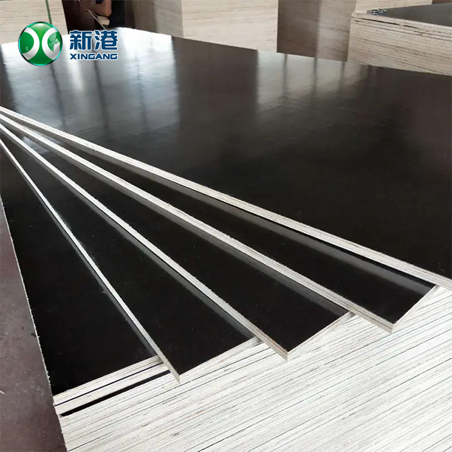 Factory 1200x1800 mm Black Film Faced Plywood Marine Formwork Phenolic Board